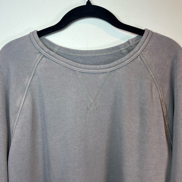 Goodfellow & Co Mens French Terry Crew Neck Cotton Sweatshirt Distressed Gray XL - Picture 2 of 12